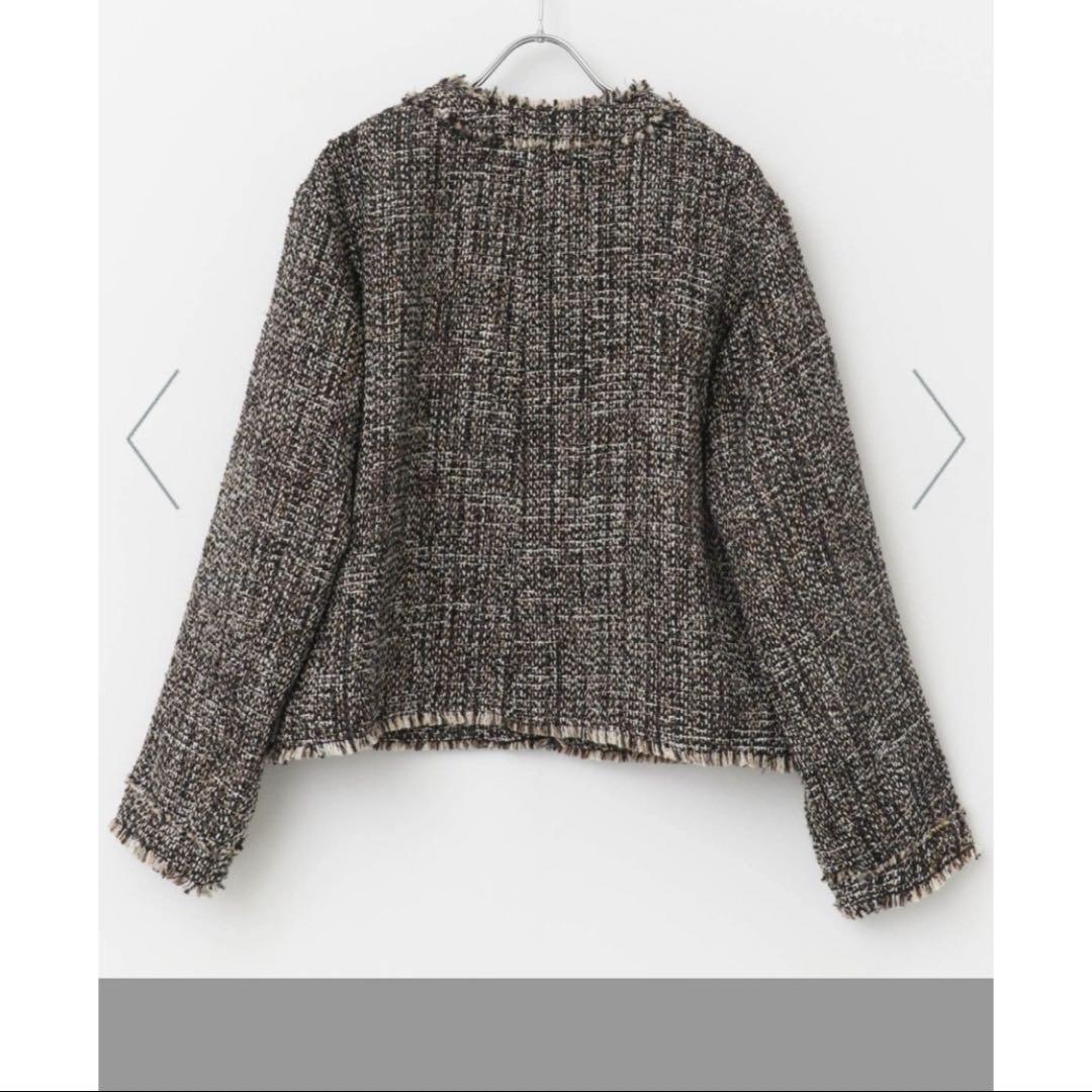 Fby ROSSO アーバンリサーチ ツイードノーカラージャケット 昨年モデル