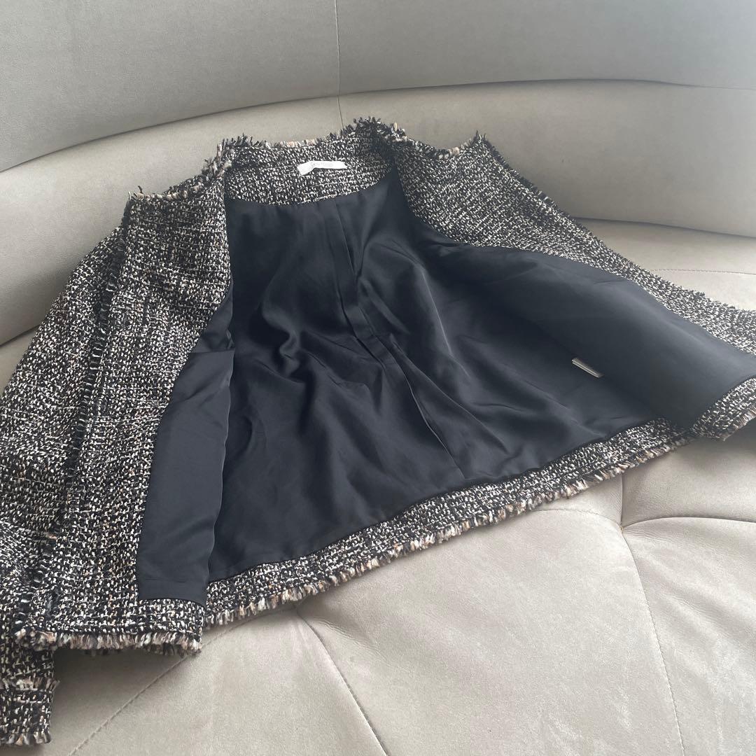 Fby ROSSO アーバンリサーチ ツイードノーカラージャケット 昨年モデル