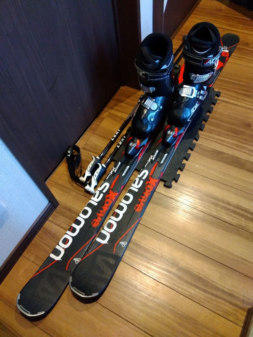 【ハイエンド】SALOMON/メンズ用/豪華スキーフルセット/メンテ・WAX済✔