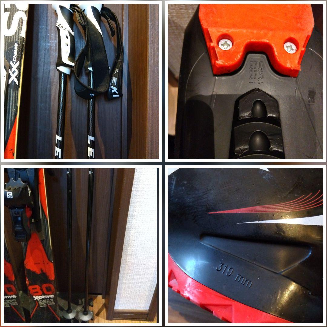 【ハイエンド】SALOMON/メンズ用/豪華スキーフルセット/メンテ・WAX済✔