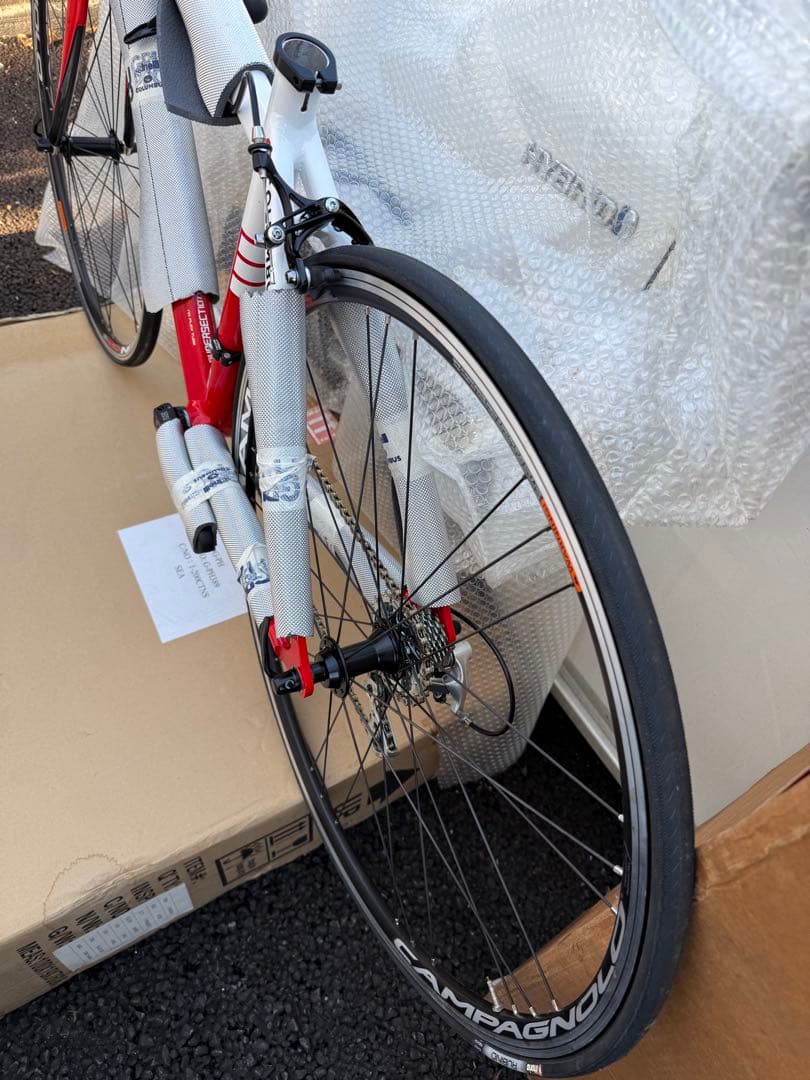 新品未使用 完成車 チネリ エクスペリエンス レッド 46 xs