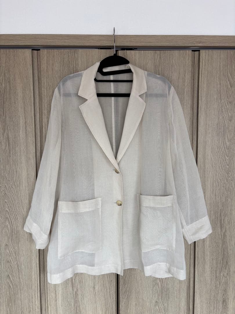 NOBLE シースルーオーバーサイズテーラードジャケット