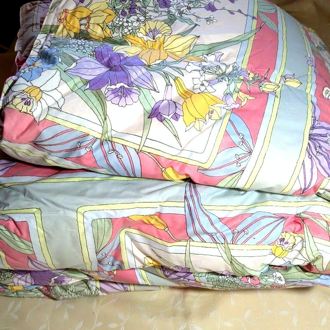 ✤新品未使用✤【京都　金桝】ホワイトダウン90% プレミアム羽毛肌掛け布団