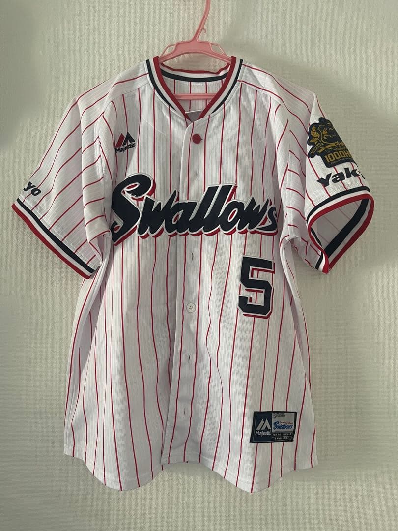 ヤクルトスワローズ　川端慎吾　ユニフォーム　つば九郎