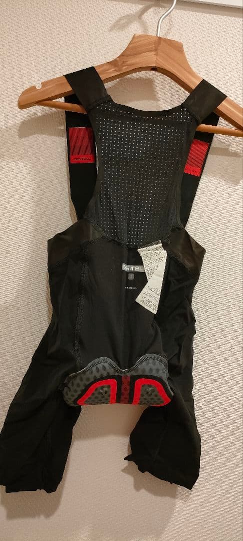 未着用 カステリ プレミオブラック ビブショーツ Sサイズ メンズ