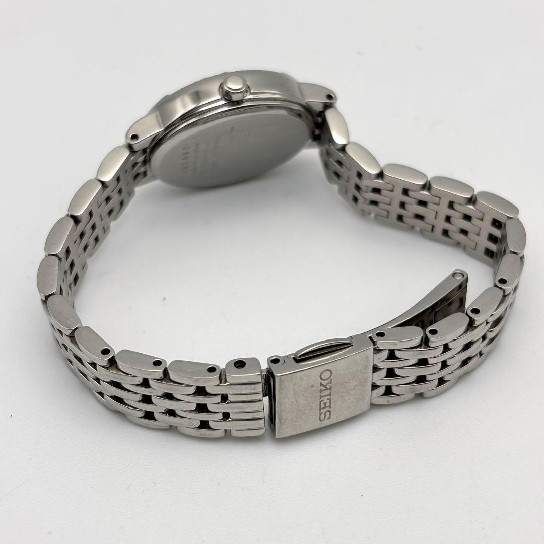 SEIKO セイコー　エクセリーヌ　シェル　10Pダイヤベゼル　時計　レディース