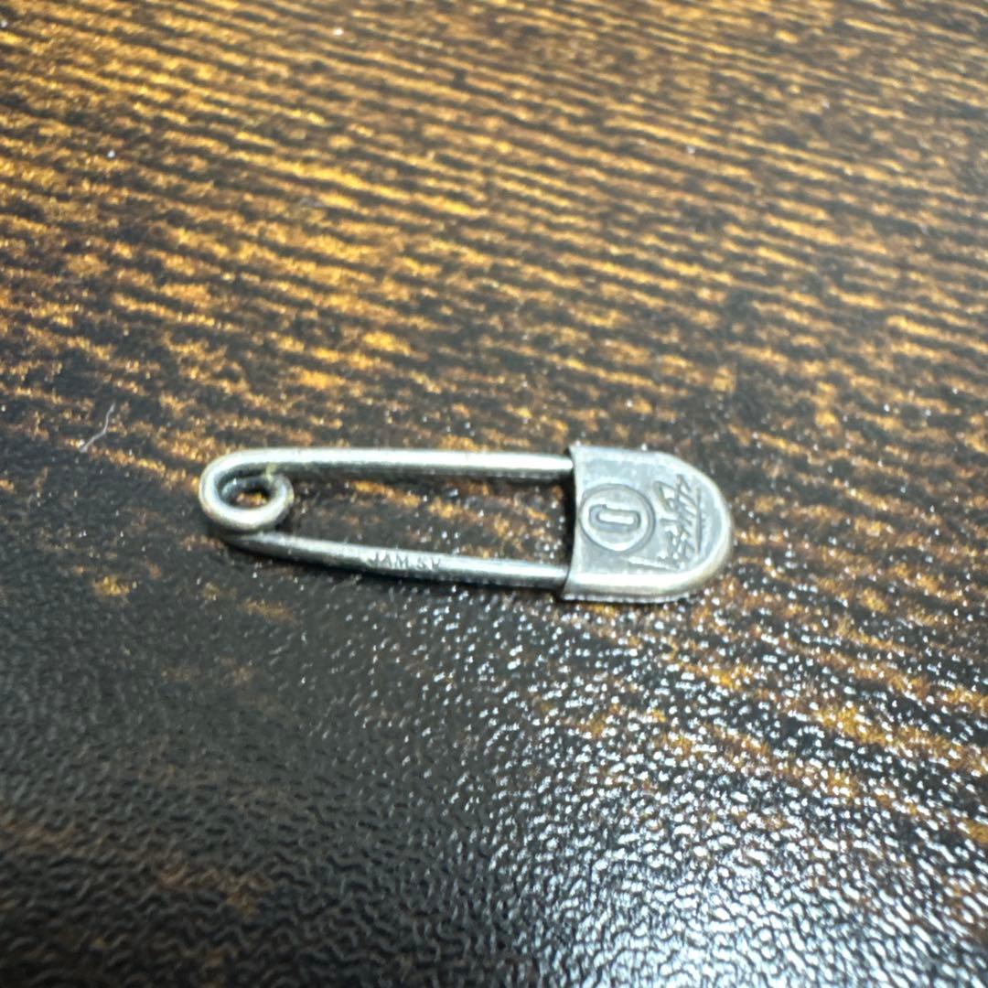 STUSSY×JAM  MADE 安全ピン型片 ピアスsilver925