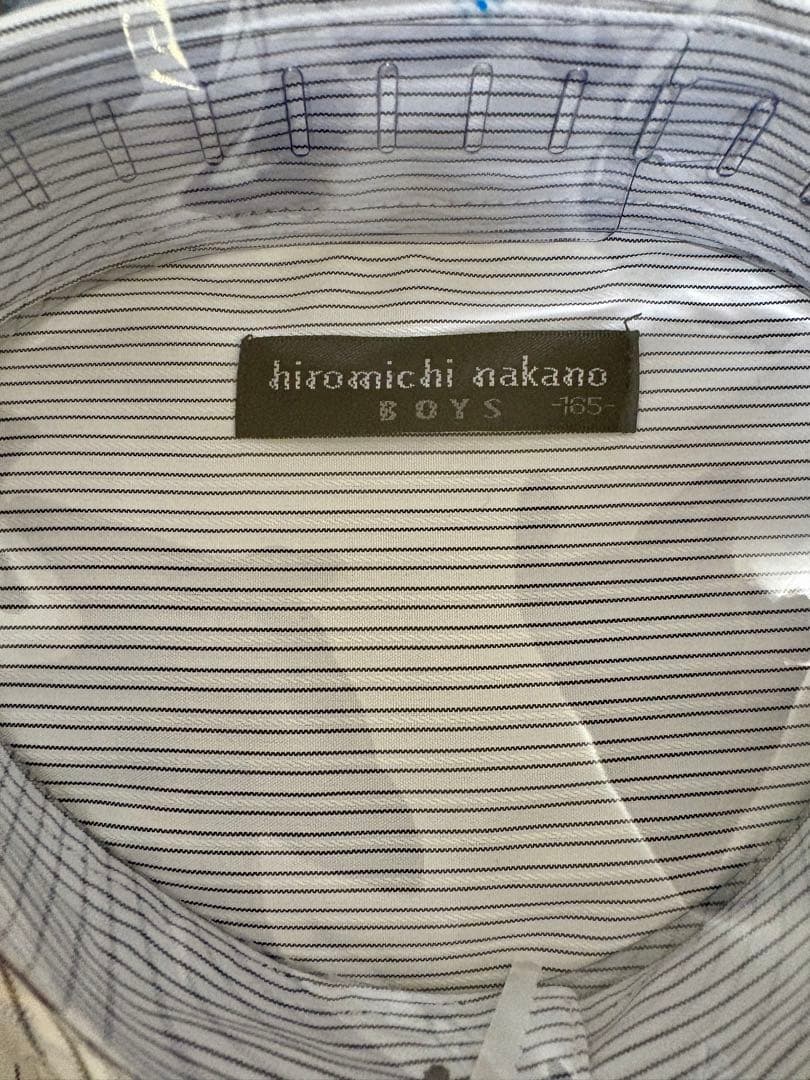 【ヒロミチナカノ】フォーマルスーツ 165cm チェック柄　【卒業式】　男の子