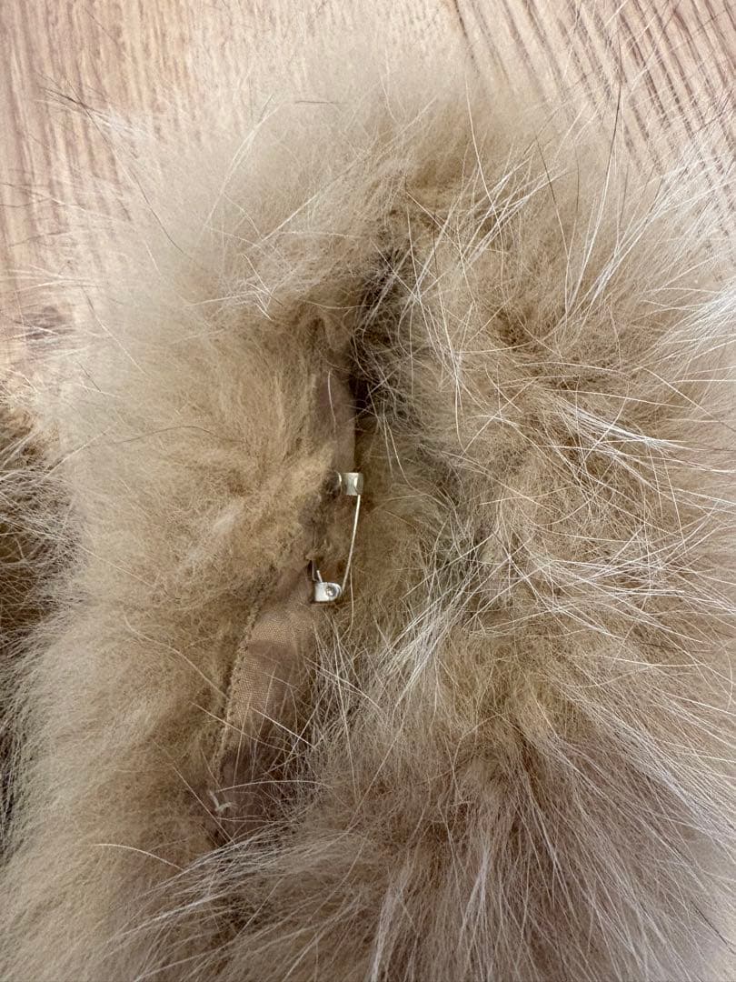 AIMER エメ アンゴラ フォックスファー ロングコート ファー取り外し可