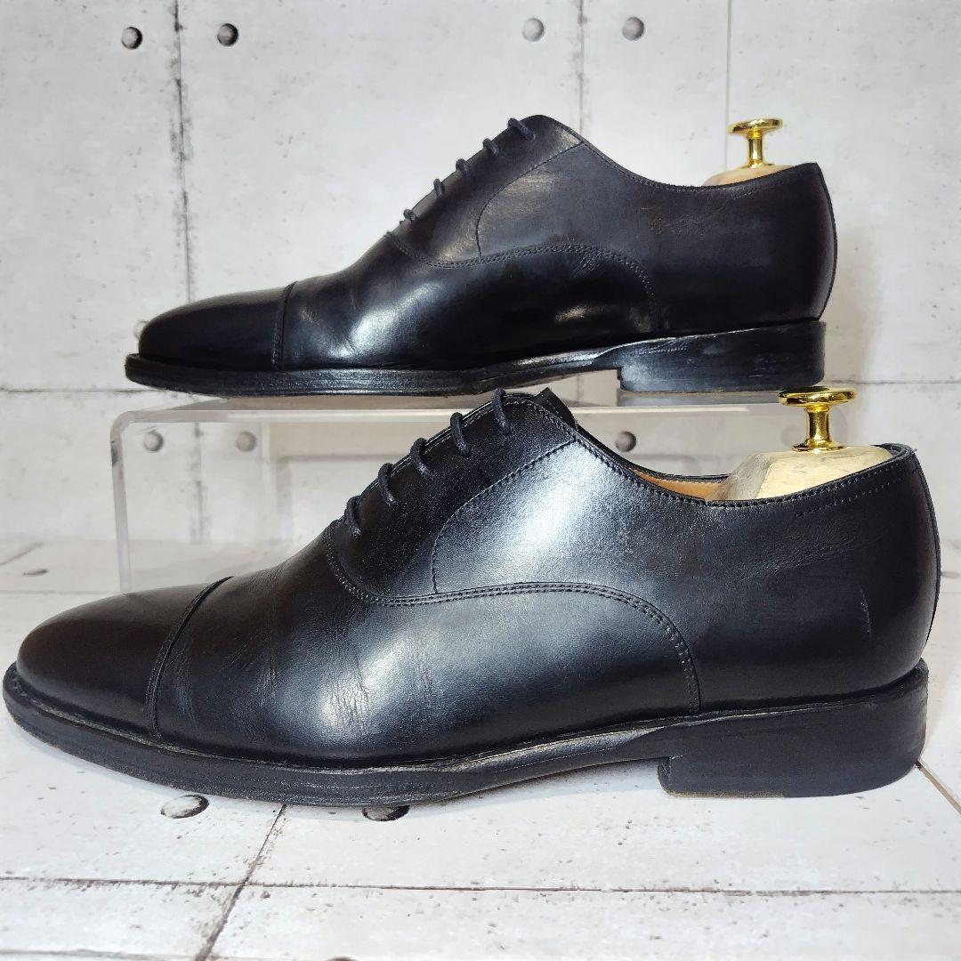 ジャランスリワヤ 11120 黒 ストレートチップ 内羽根 革靴 26cm