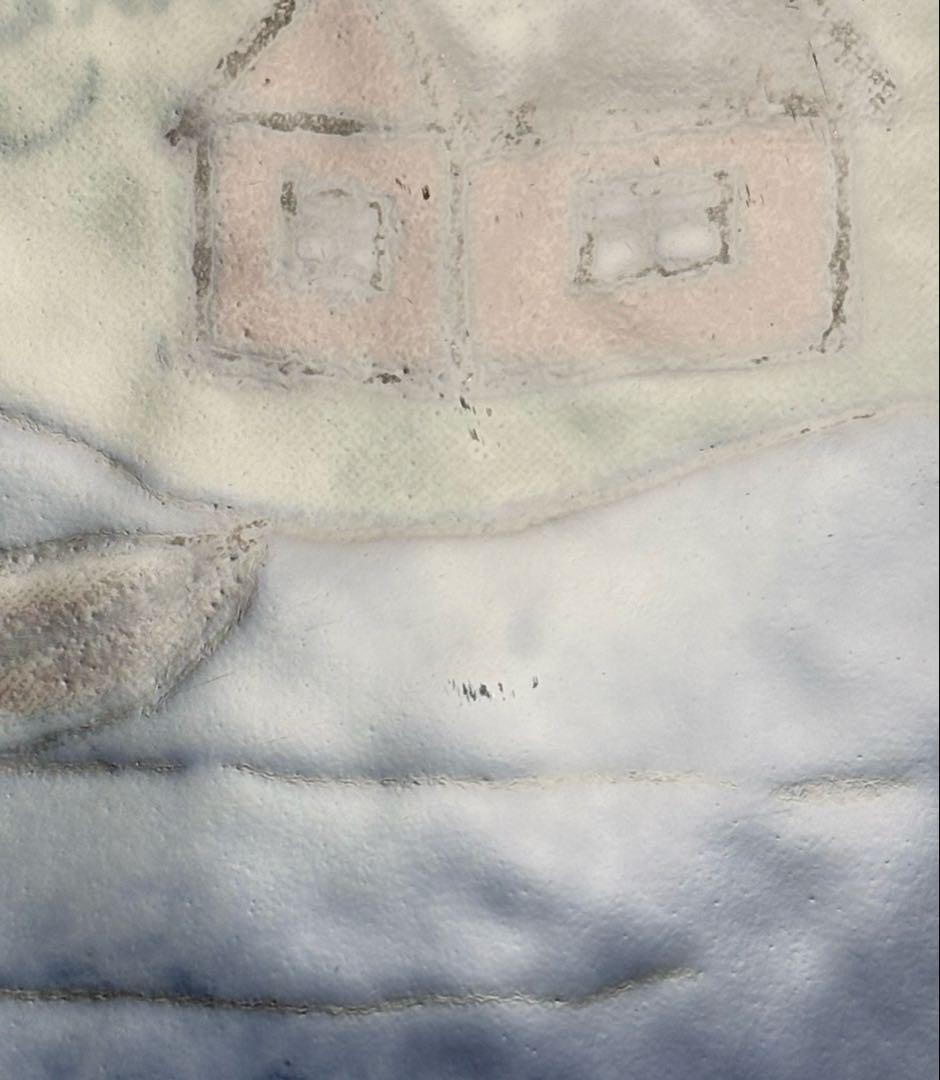 【別注品】FINNAIR ヘルヤ\"SUMMER MIDNIGHT SUN\"陶板画