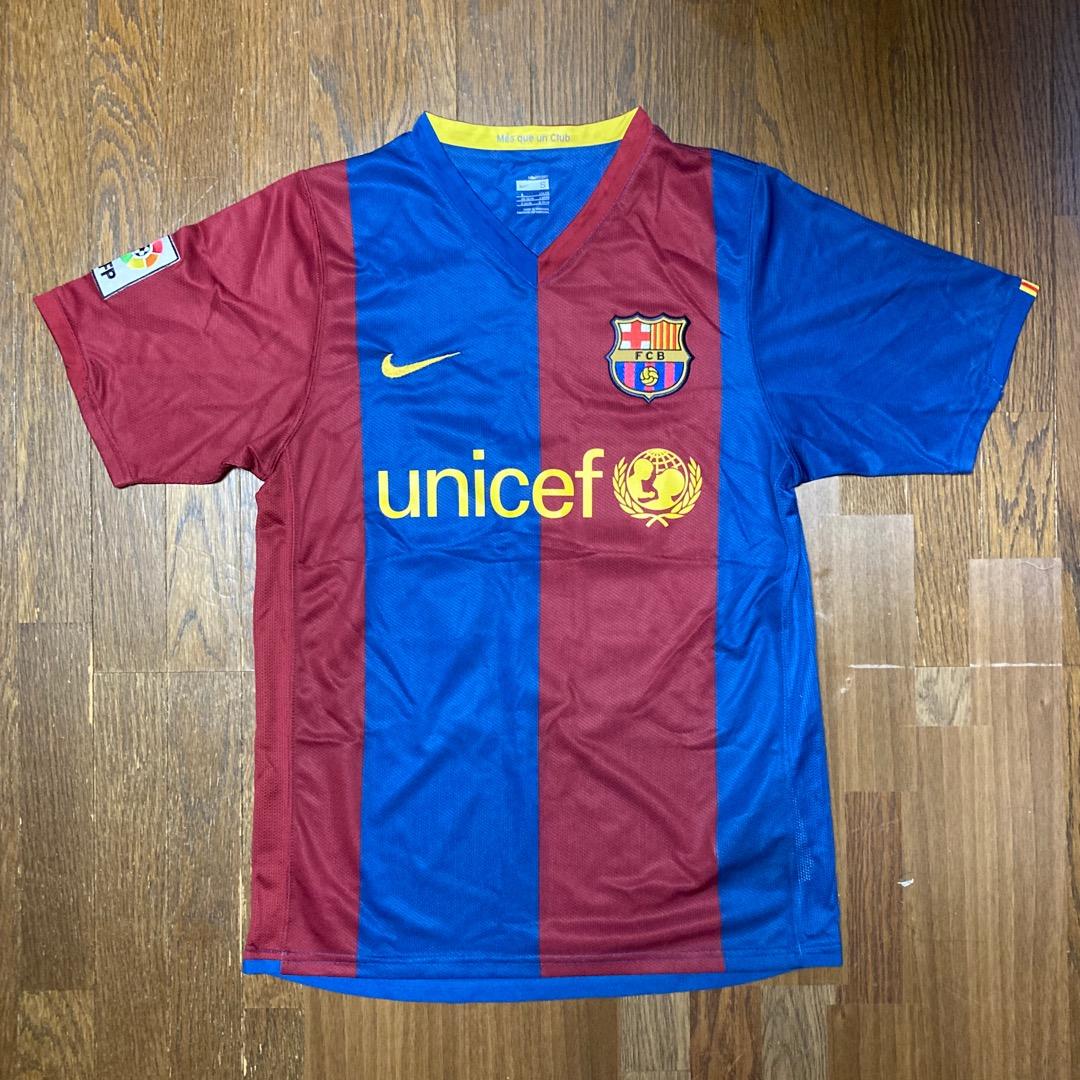 FCバルセロナ 06/07 ユニフォーム ホーム 半袖 #10 ロナウジーニョ