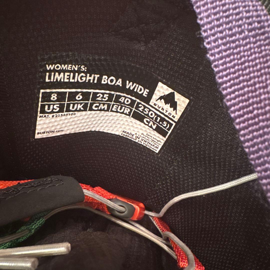 スノーボード Burton Limelight Boa Wide 25cm