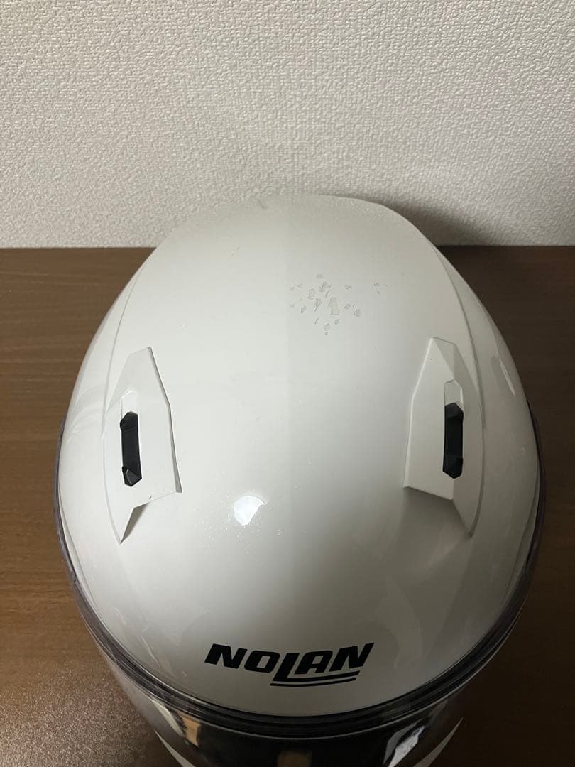 NOLAN N60-6 メタルホワイト pinlock付き