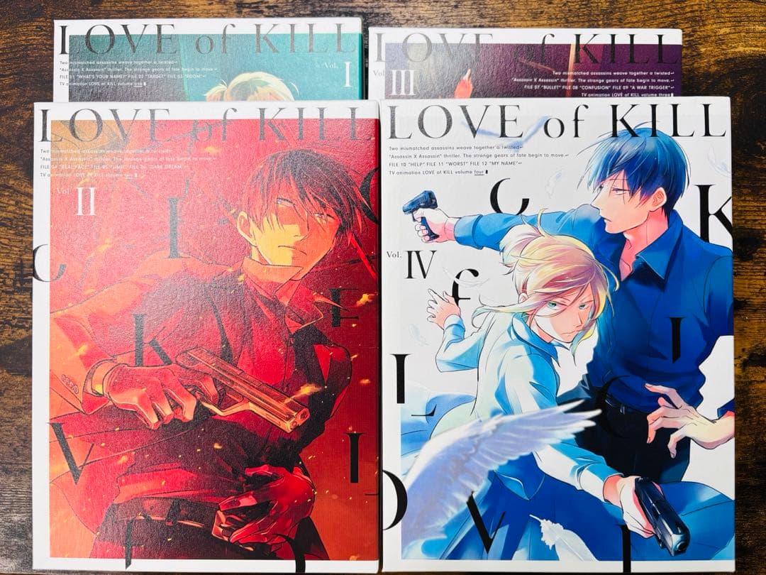 【初回生産版】殺し愛 DVD 全4巻セット