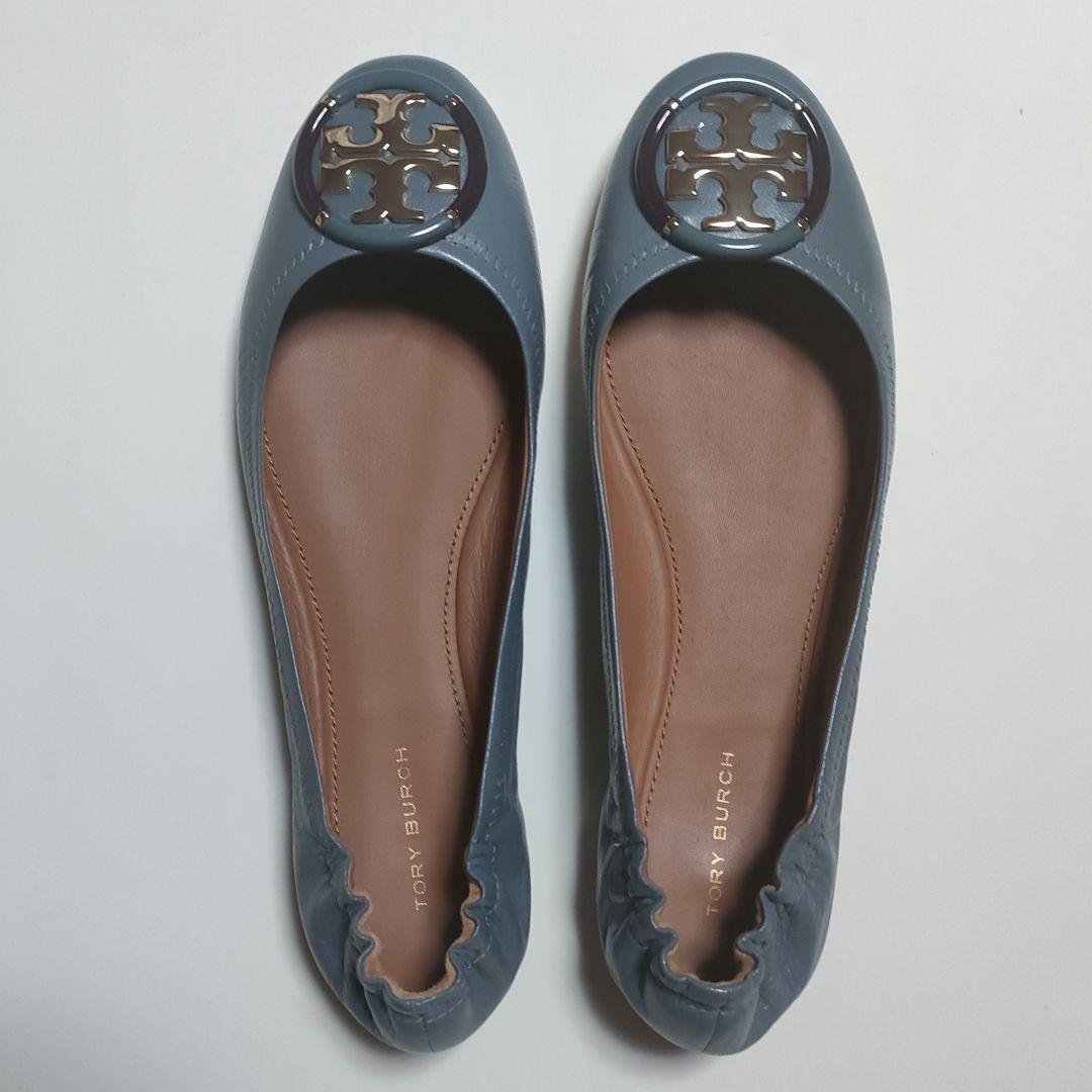 Tory Burch フラットシューズ 6.5M グレー