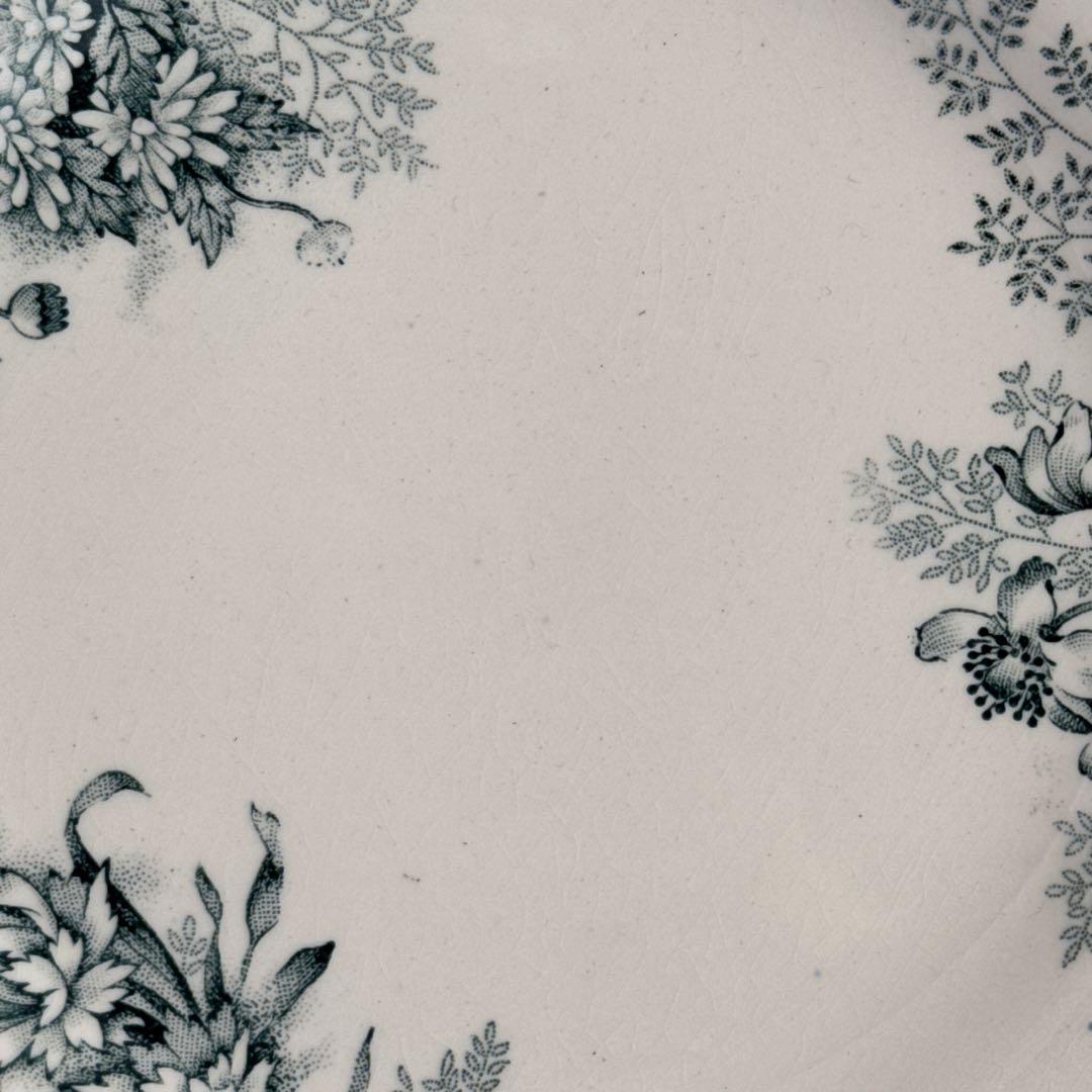 美品　フランスアンティーク　ショワジー　Floreal 　グリーン