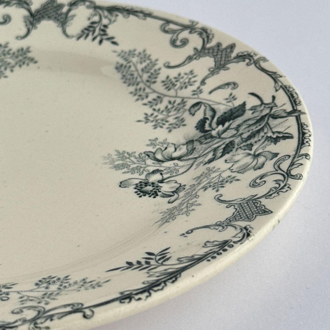 美品　フランスアンティーク　ショワジー　Floreal 　グリーン