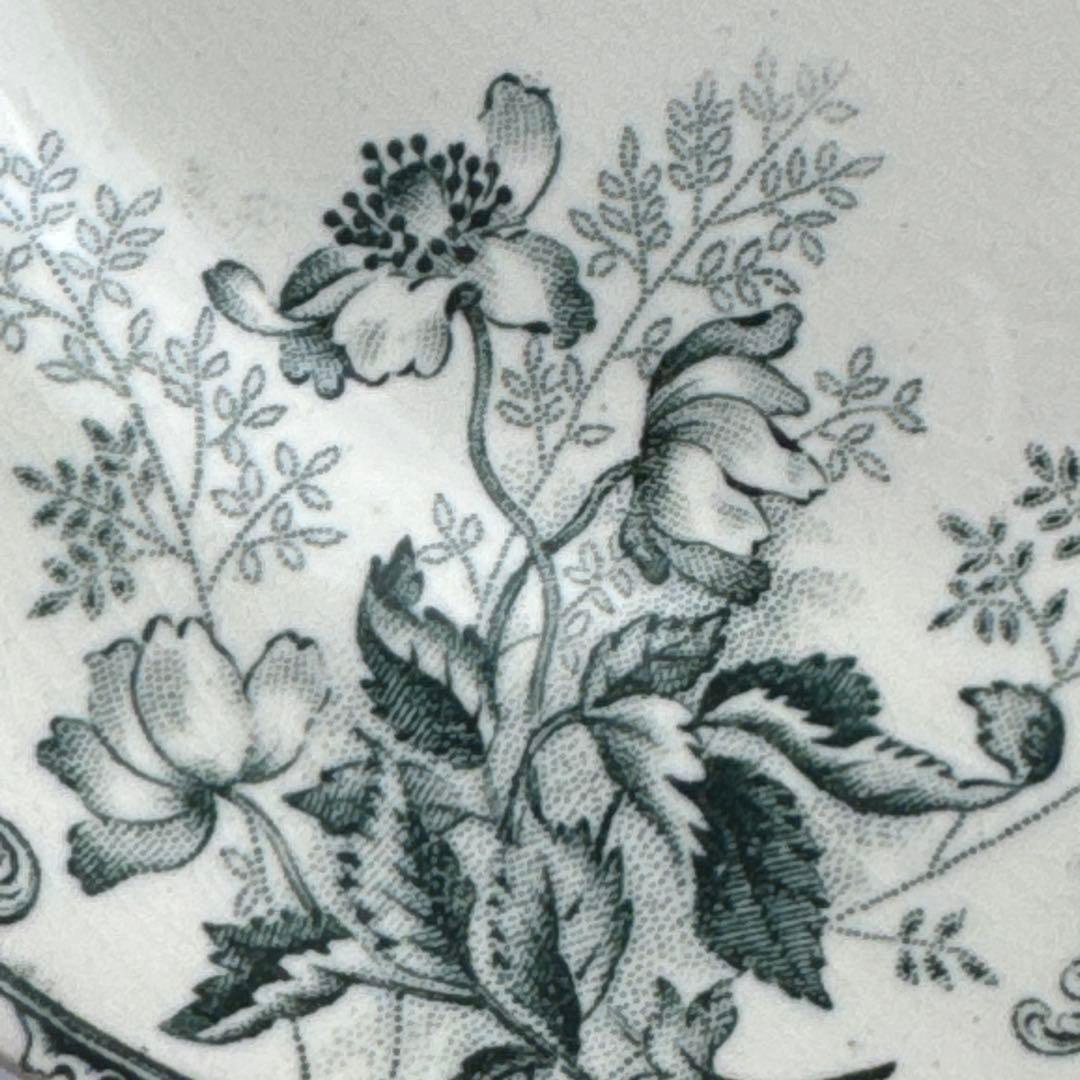 美品　フランスアンティーク　ショワジー　Floreal 　グリーン