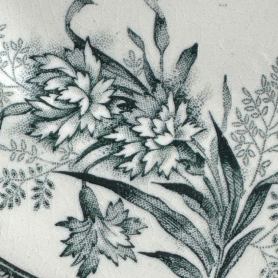 美品　フランスアンティーク　ショワジー　Floreal 　グリーン