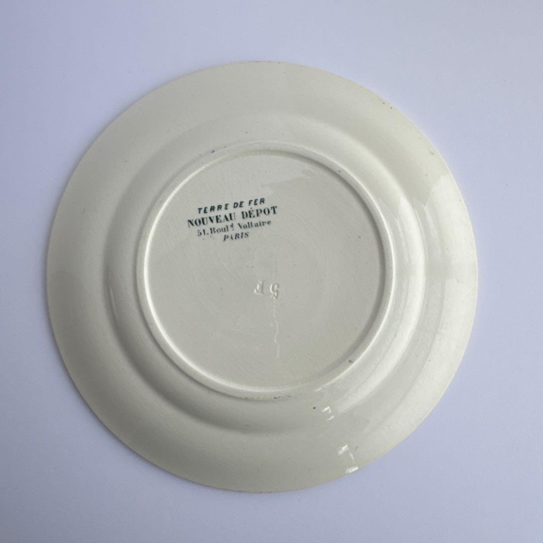 美品　フランスアンティーク　ショワジー　Floreal 　グリーン