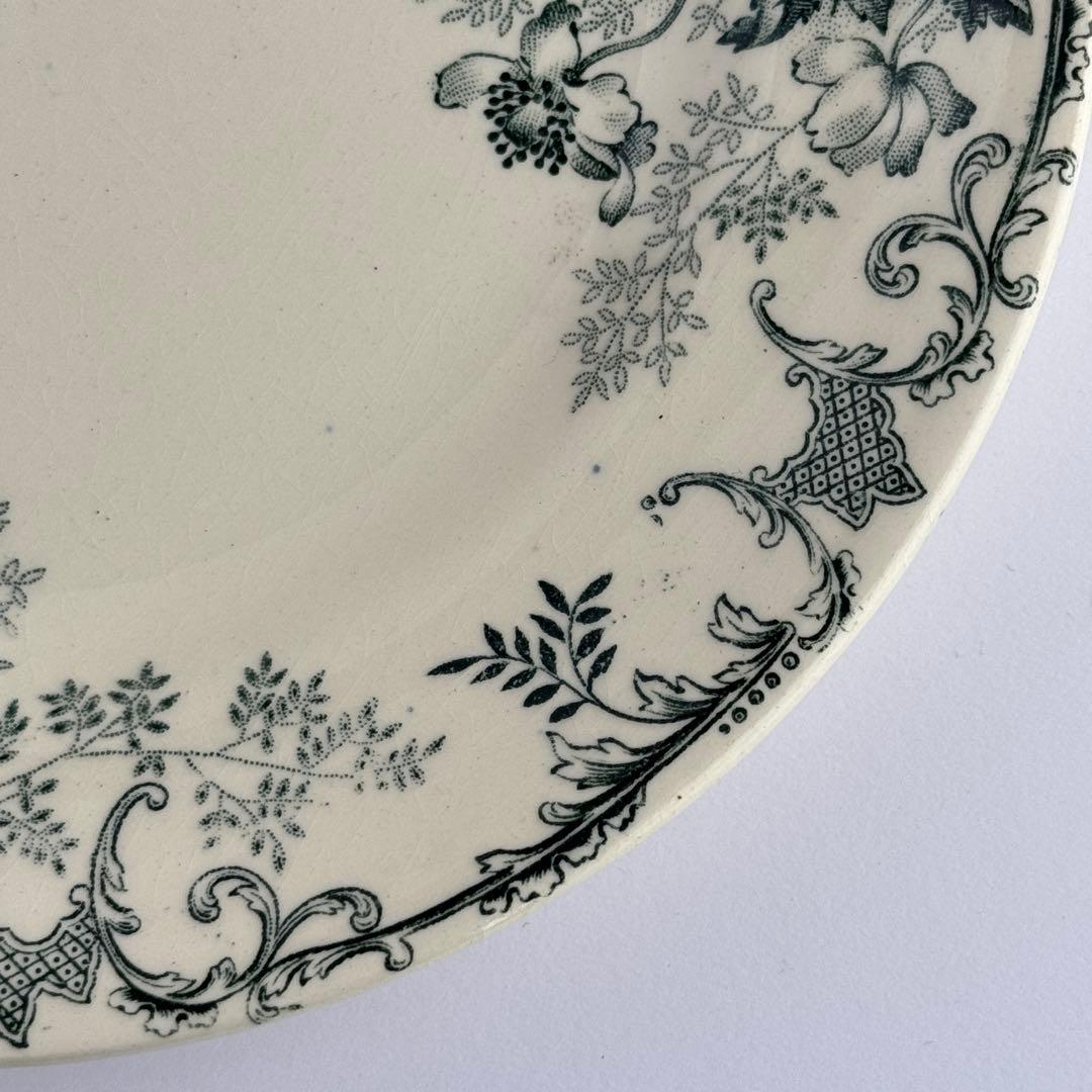 美品　フランスアンティーク　ショワジー　Floreal 　グリーン