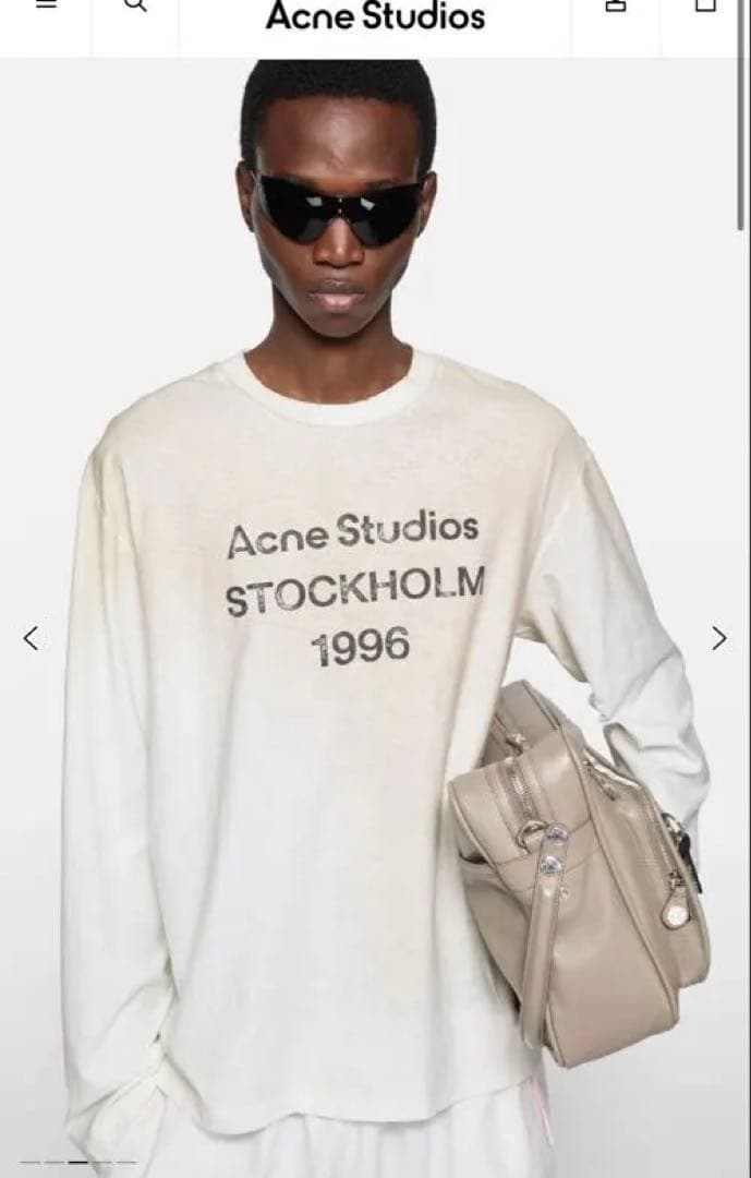 Acne Studios ロゴTシャツ