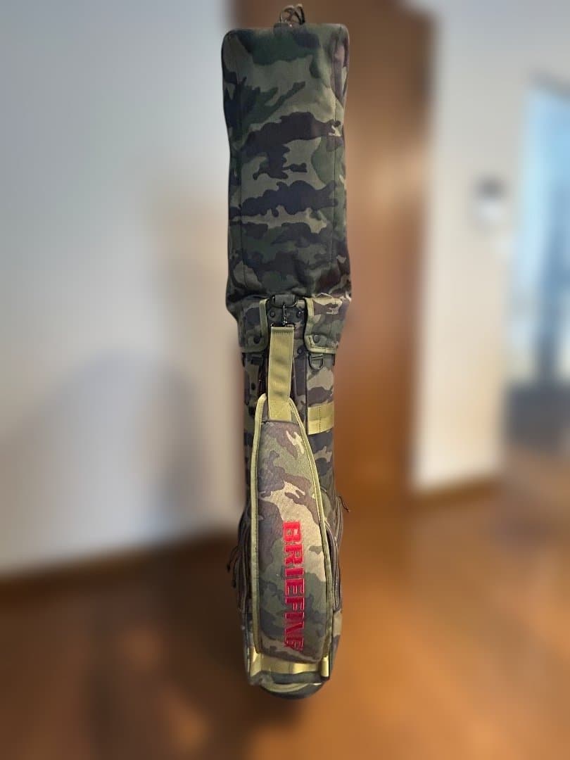 ブリーフィング　キャディバッグ　CR-8 グリーン　　カモフラージュ柄