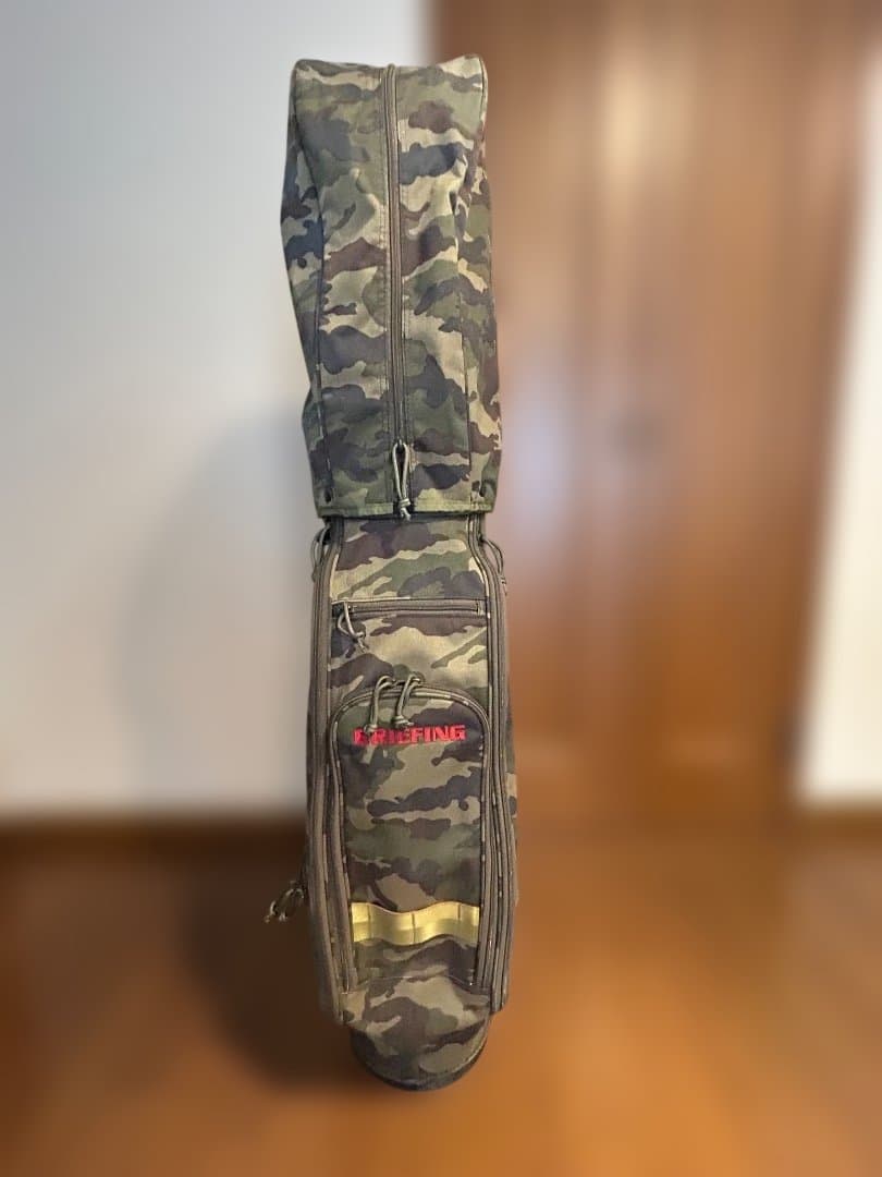 ブリーフィング　キャディバッグ　CR-8 グリーン　　カモフラージュ柄