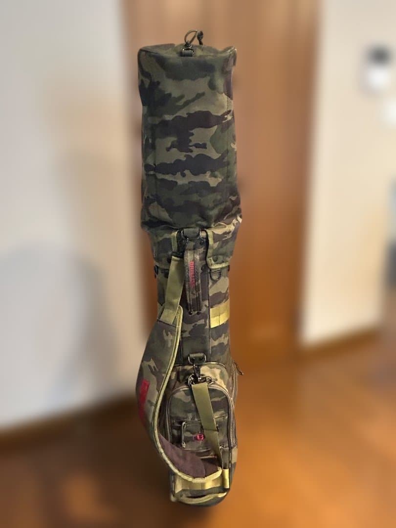 ブリーフィング　キャディバッグ　CR-8 グリーン　　カモフラージュ柄