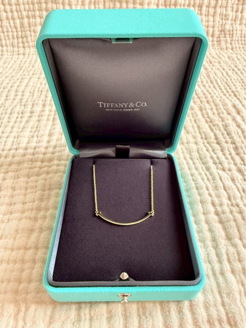 新品未使用 ティファニー スマイル ネックレス YG