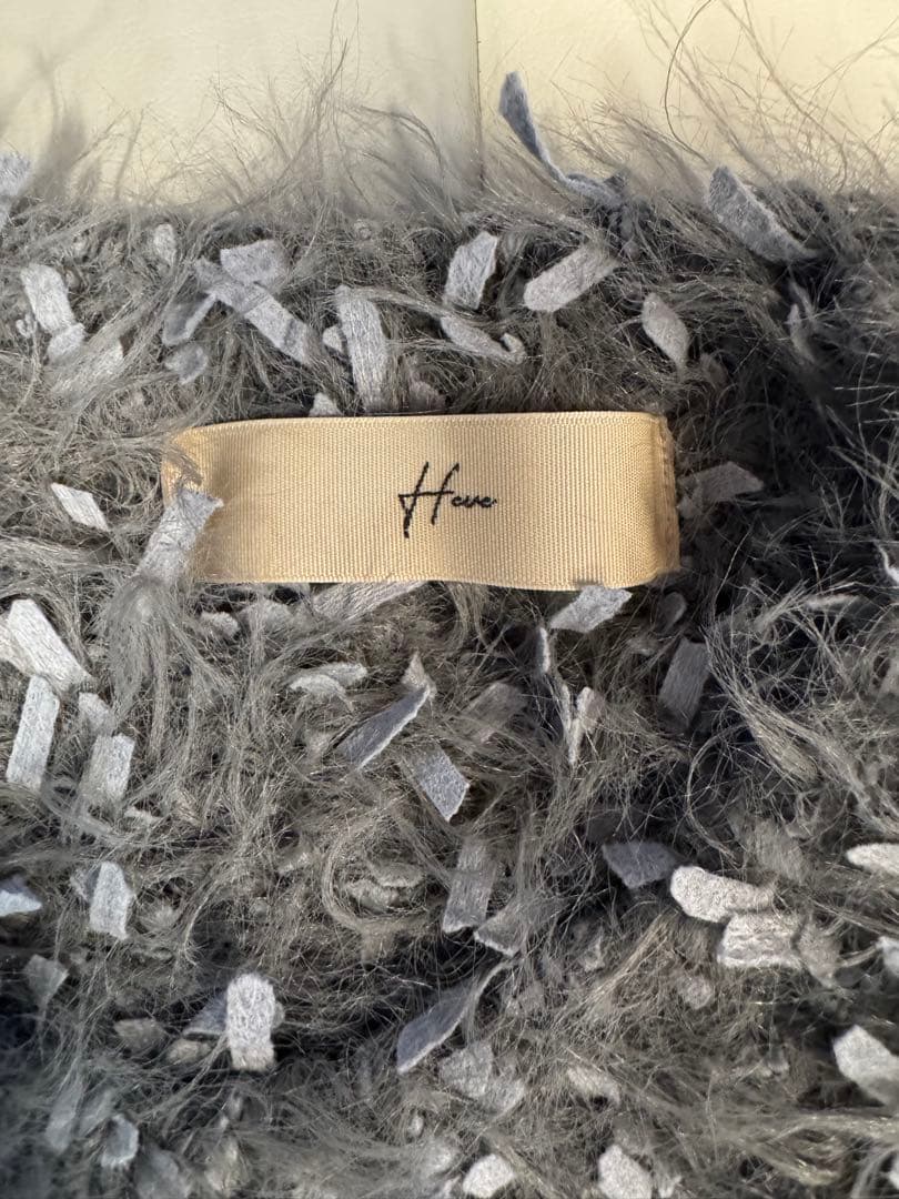 【美品】heve Tinker Knit gray グレー