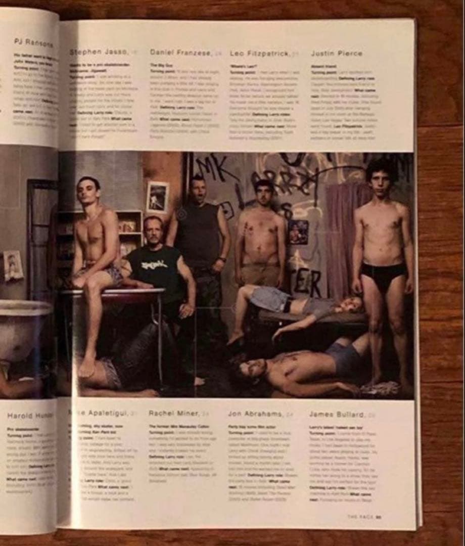 The Face Larry Clark 特集号 KIDS