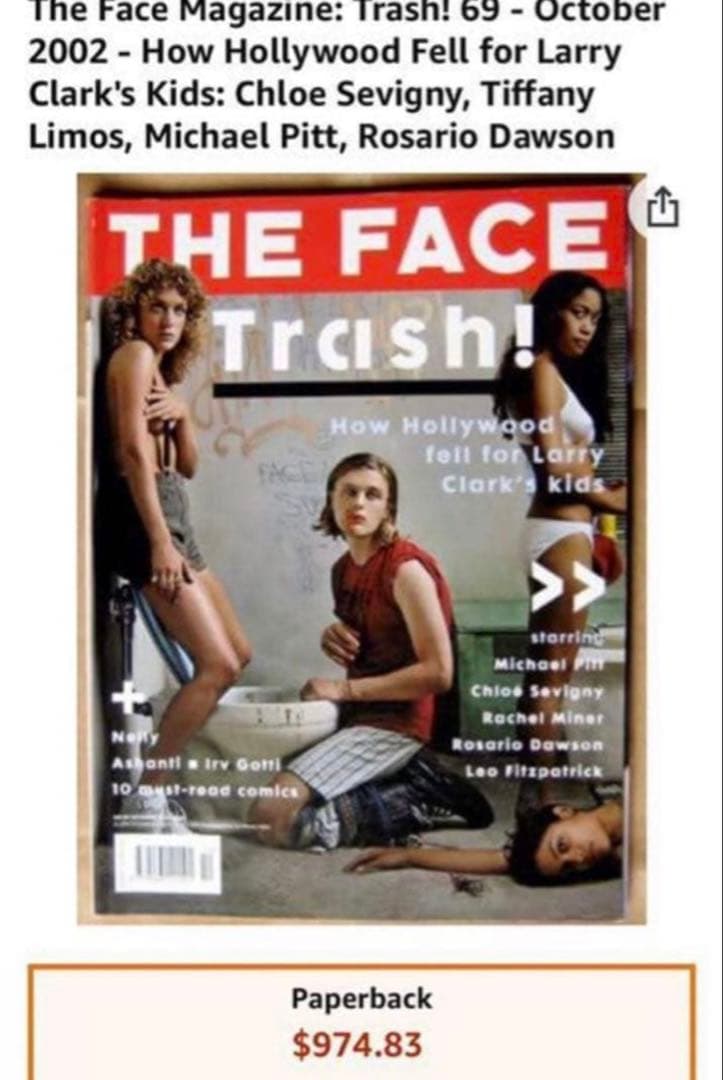 The Face Larry Clark 特集号 KIDS