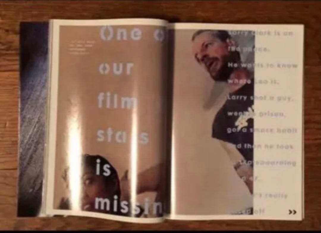 The Face Larry Clark 特集号 KIDS