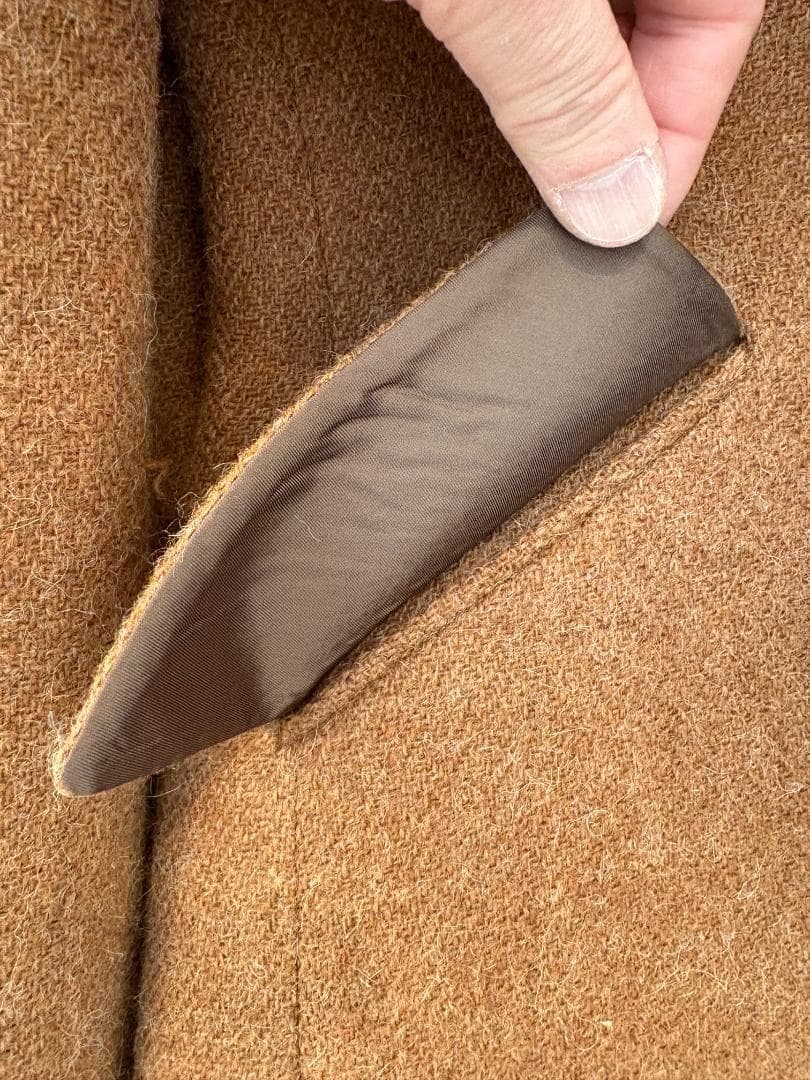 【qhmirai】★ラルフローレン ジャケット ファー付き 羊毛＆アルパカ