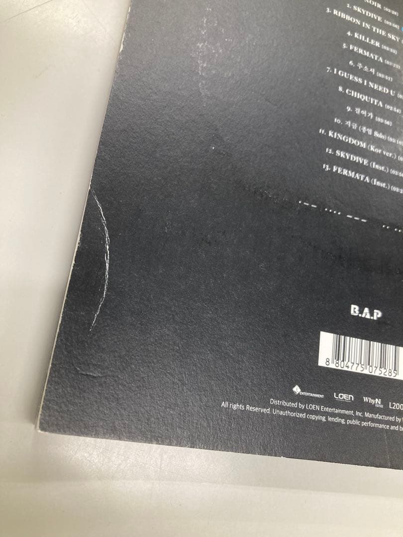 B.A.P / NOIR ジョンオプ ver.