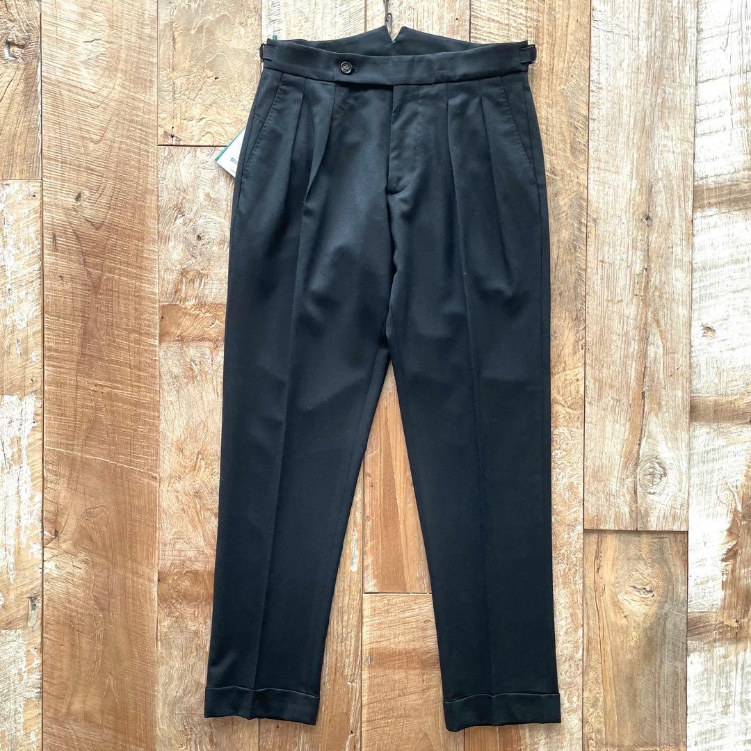 【新品】BERWICH scotch カノニコ ウール スラックス パンツ 42