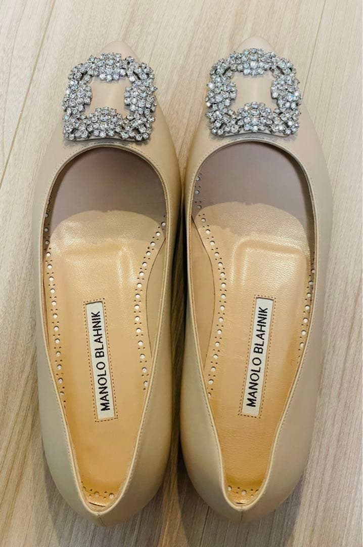 【専用】美品　MANOLO BLAHNIK マノロブラニク　ハンギシ　35