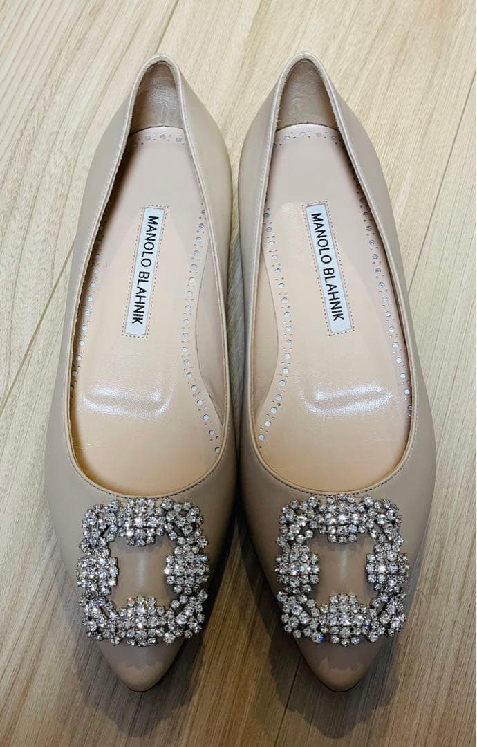 【専用】美品　MANOLO BLAHNIK マノロブラニク　ハンギシ　35