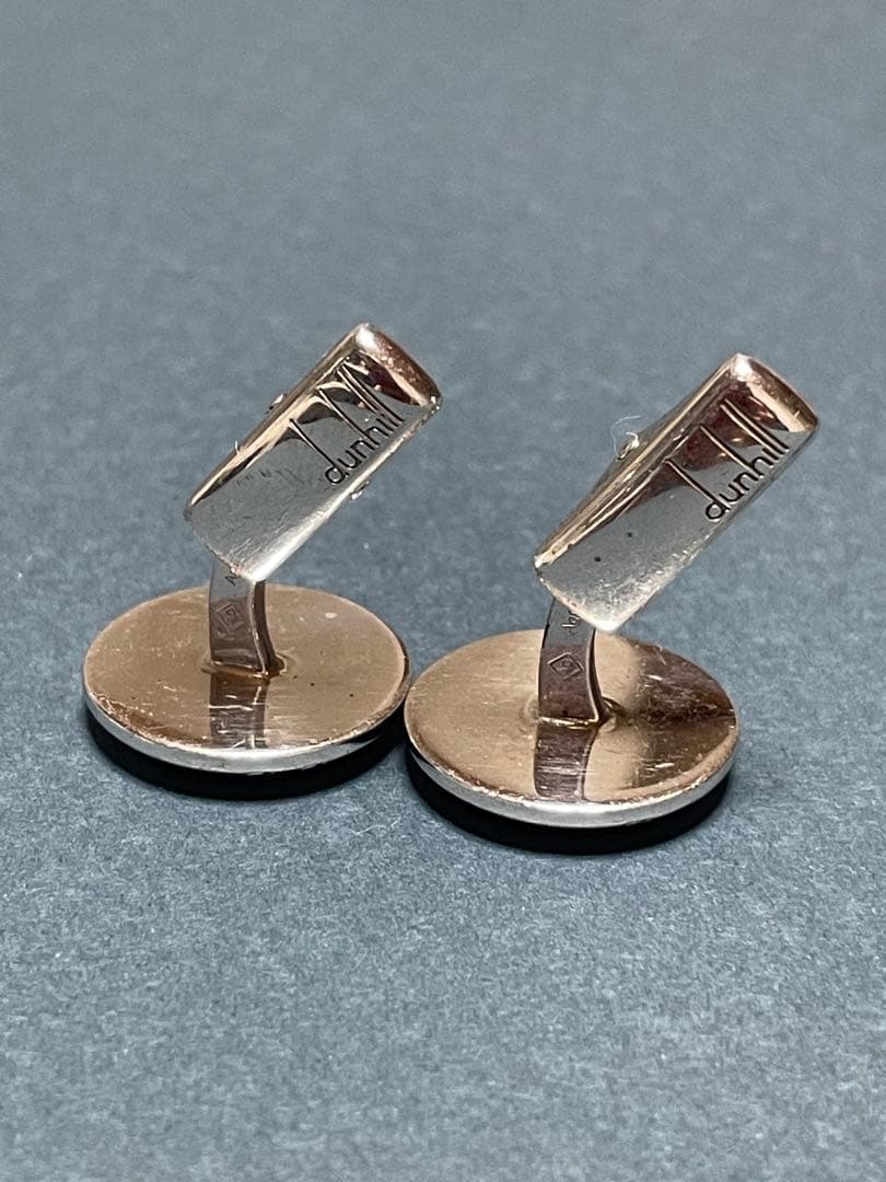 dunhill ブラック カフリンクス