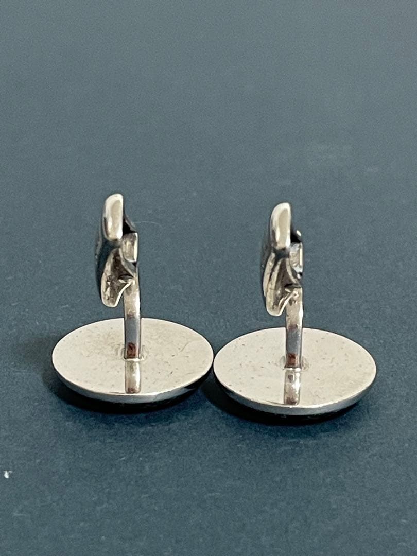 dunhill ブラック カフリンクス