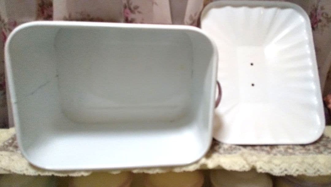 限定お値下げ☆ホーローケーキ缶 ピンク ザオールドファームハウス