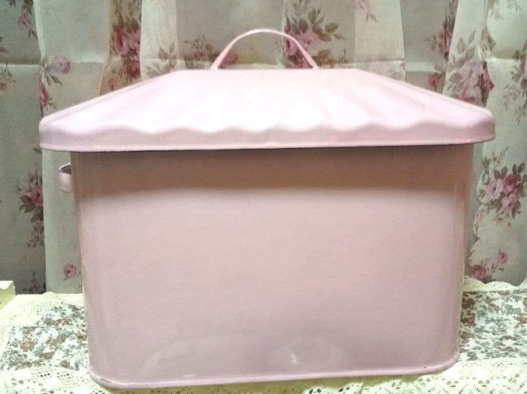 限定お値下げ☆ホーローケーキ缶 ピンク ザオールドファームハウス