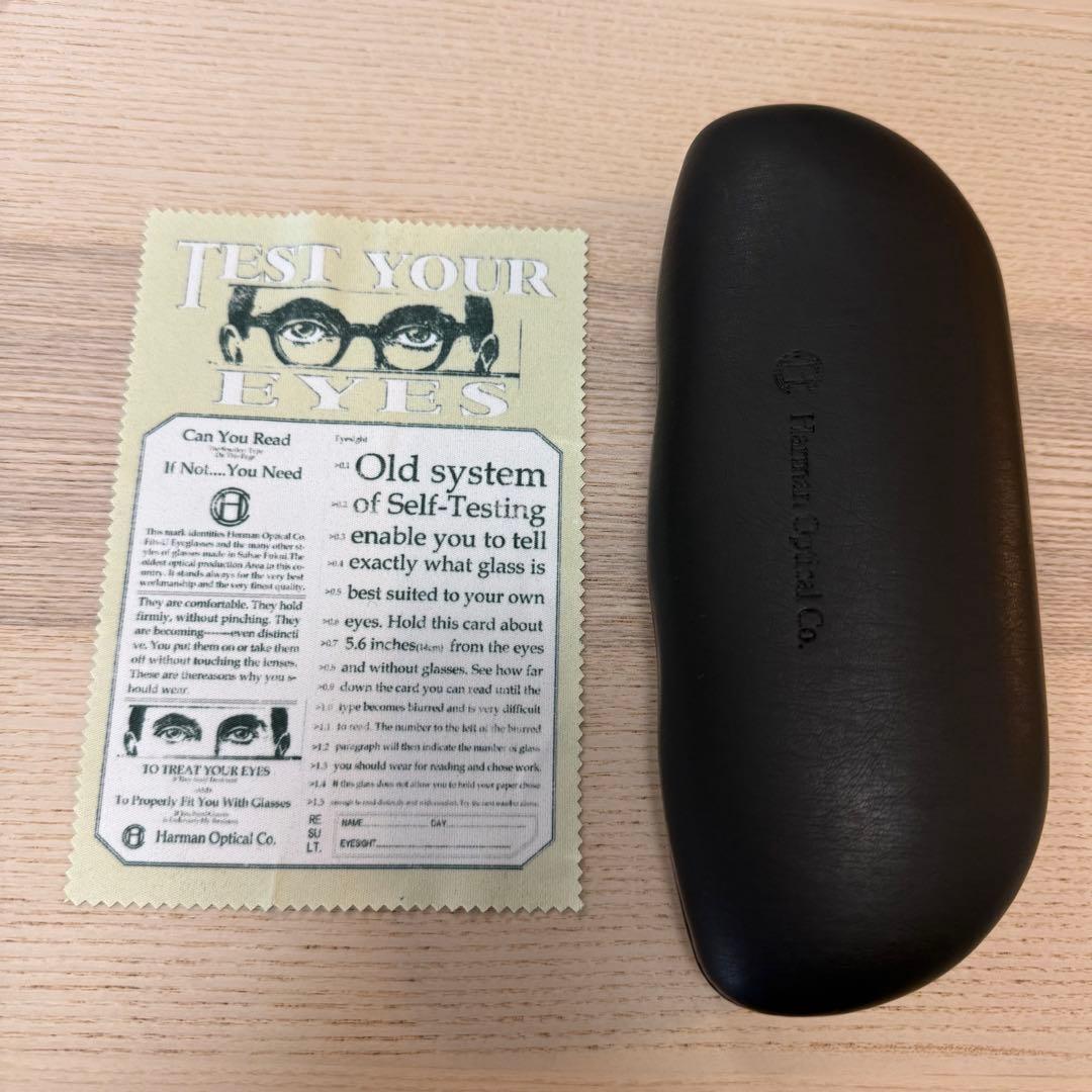 小物 Harman Optical Co. LEON BLACK / BLUE