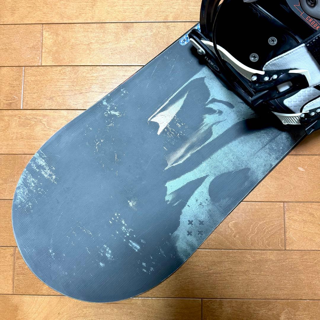 RIDE CROOKライド スノーボード 板152 FLOWビンディングセット