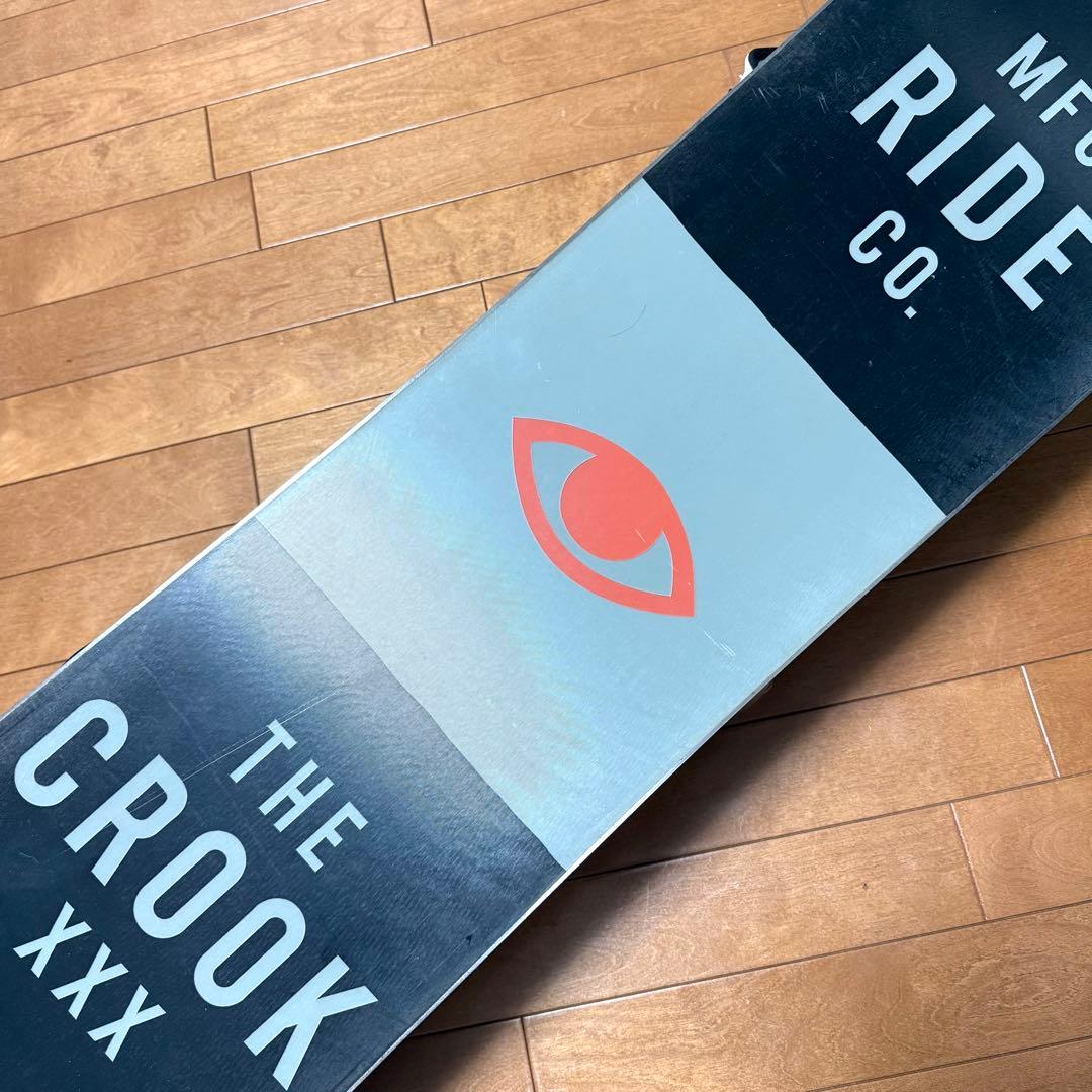 RIDE CROOKライド スノーボード 板152 FLOWビンディングセット