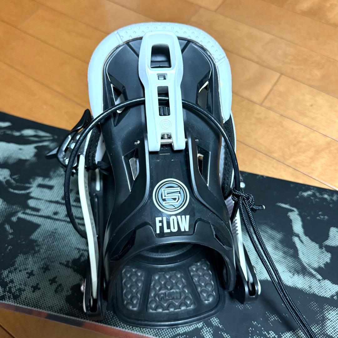 RIDE CROOKライド スノーボード 板152 FLOWビンディングセット