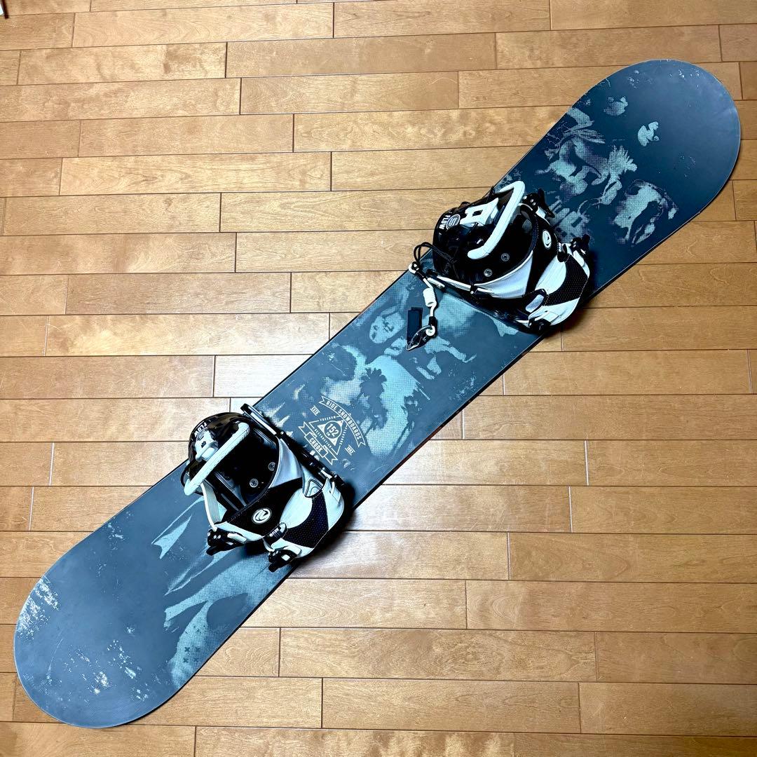 RIDE CROOKライド スノーボード 板152 FLOWビンディングセット