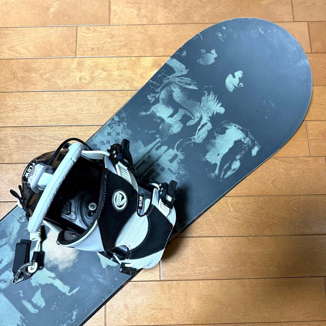 RIDE CROOKライド スノーボード 板152 FLOWビンディングセット